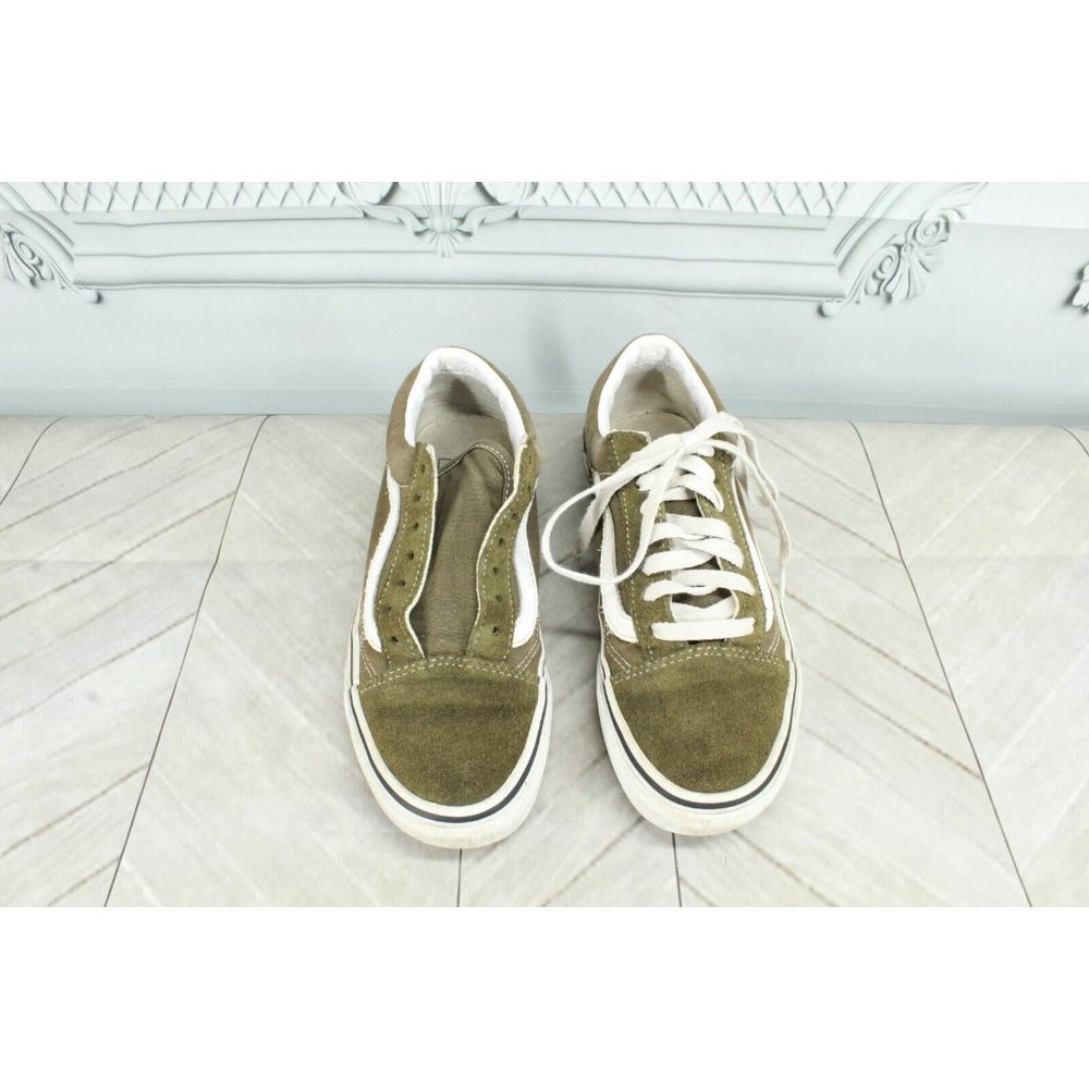 VANS Old Skool Olive Green Suede Leather Skate Shoes Sneakers Size M 4 / L 5.5 - Picture 5 of 10